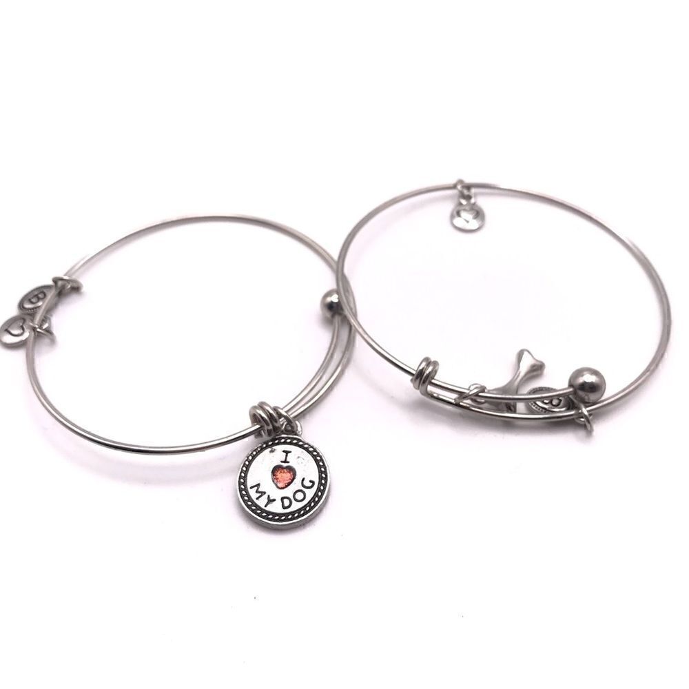 I Love My Dog Charm Bracelet